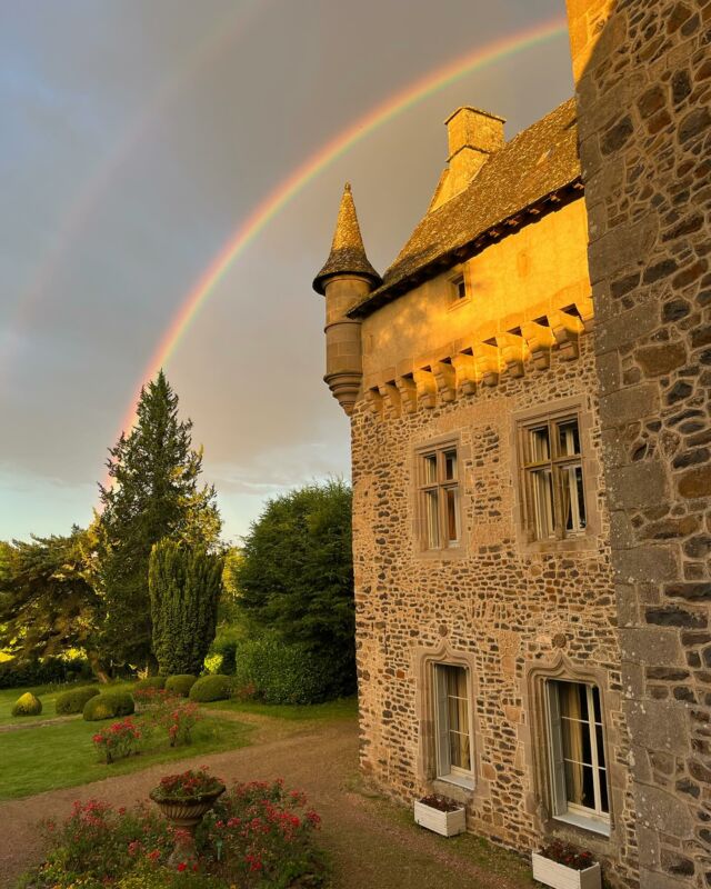 Au lever de soleil au Château de La Vigne 🌈